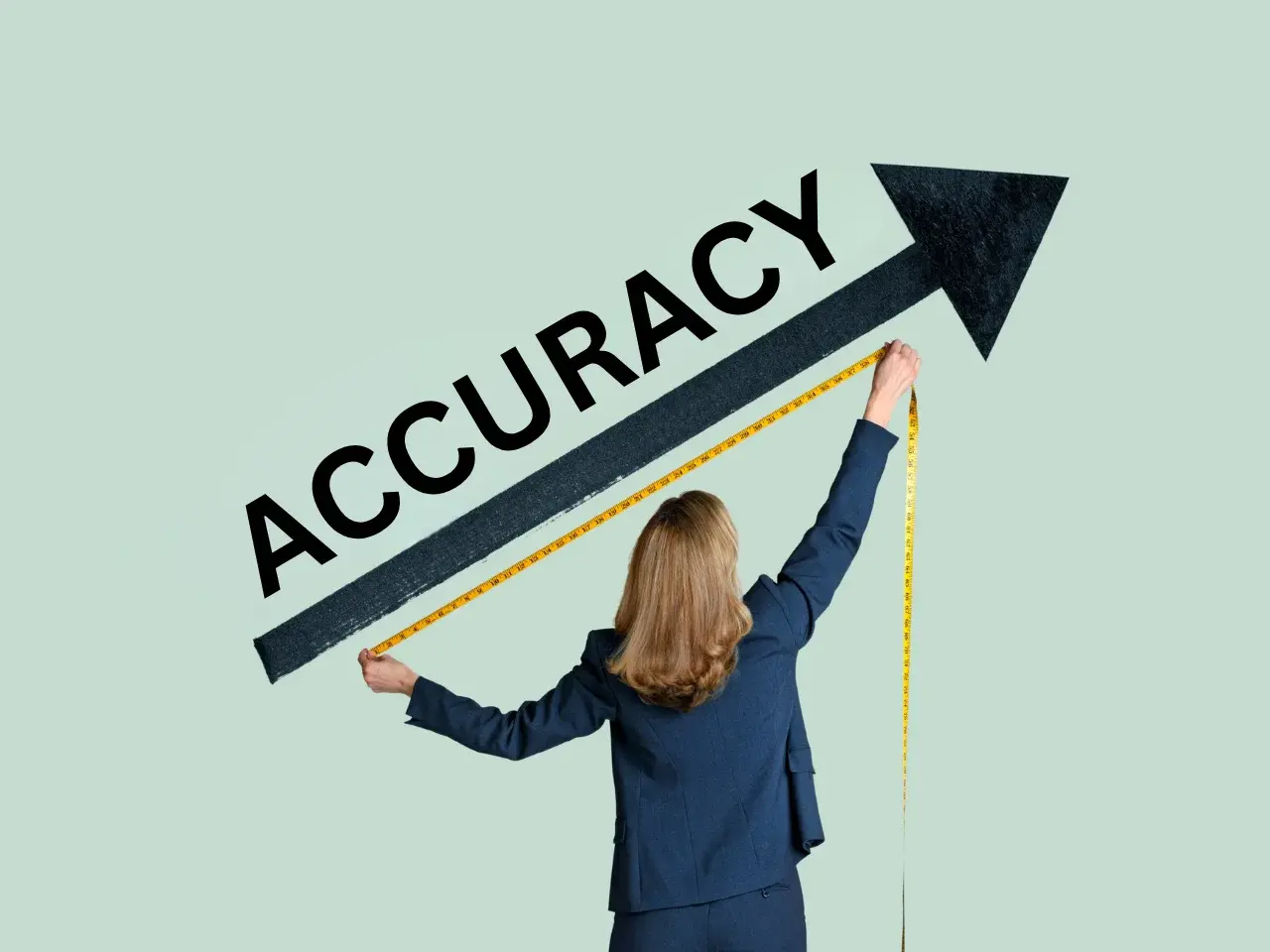 Accuracy arrow graphic illustrating how Google Translate’s translation quality is measured.