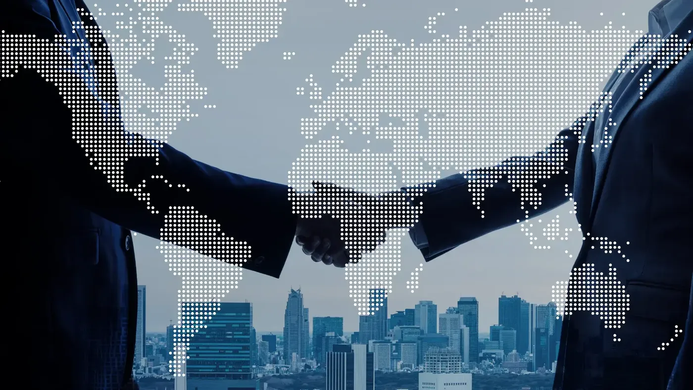 Business partnership and global expansion through effective localization and international market strategies.