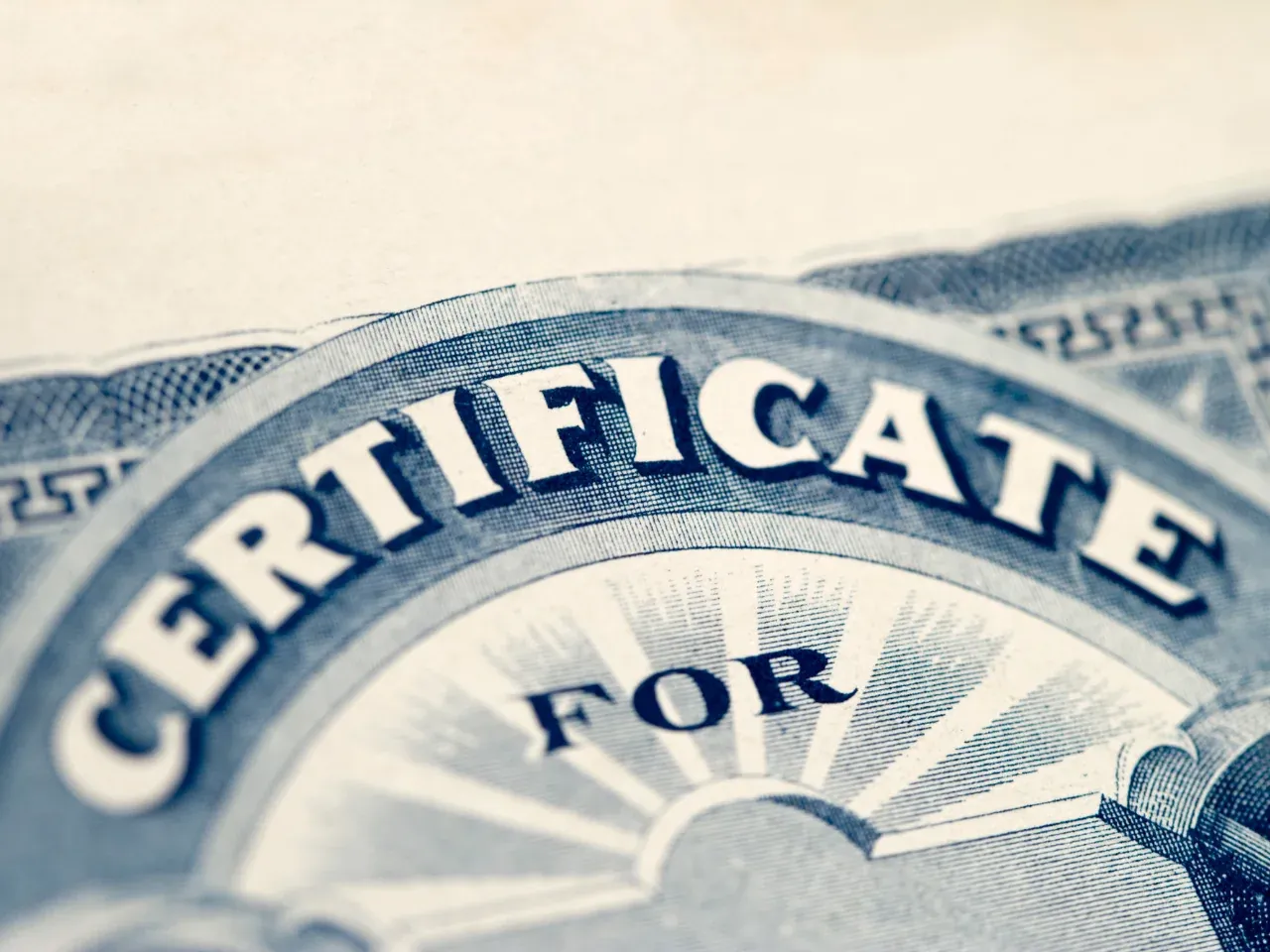 Certificate of origin certification document for international trade compliance.