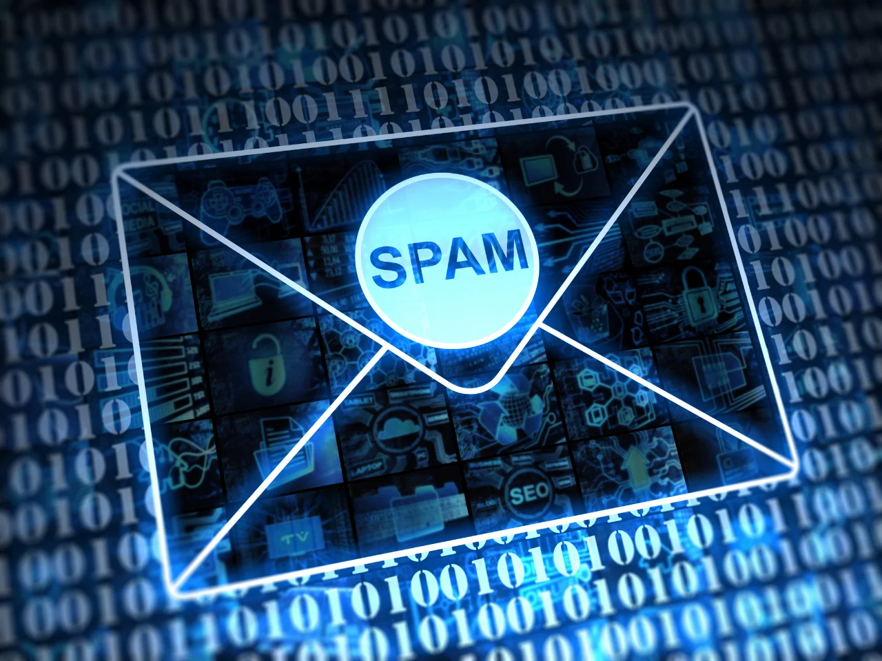 Spam email illustration representing Canada's Anti-Spam Legislation (CASL) and commercial electronic message compliance.