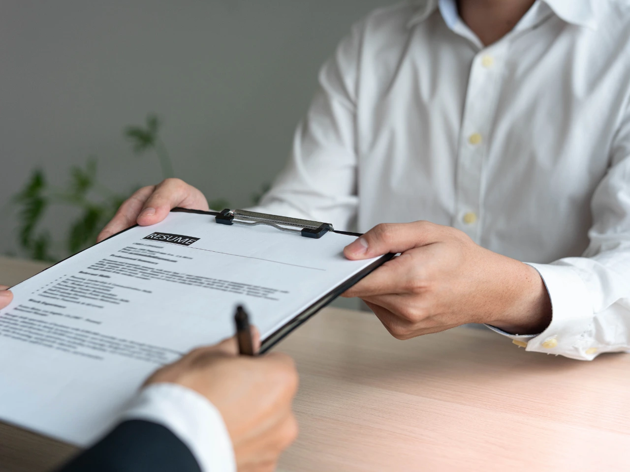 Employer presents an employment agreement for review and acceptance.