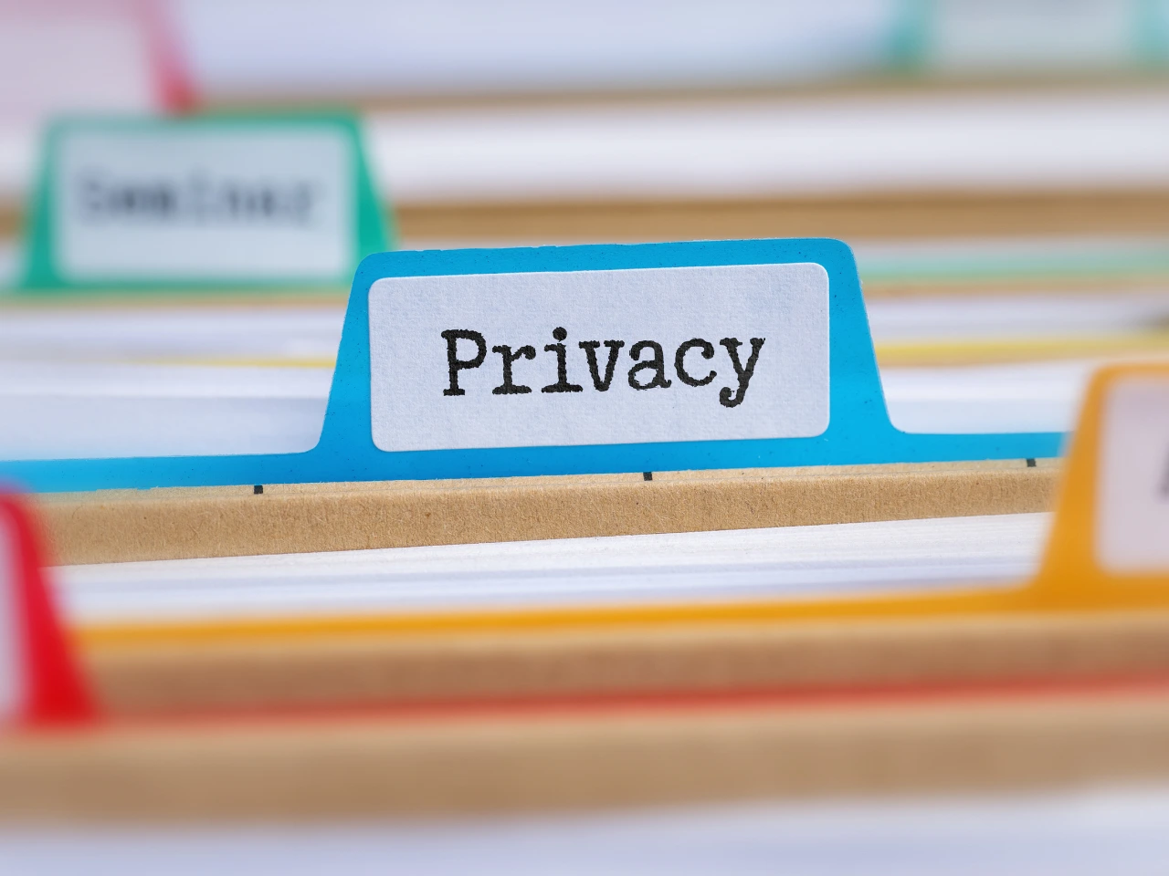 Privacy records organized for managing multilingual compliance documents.