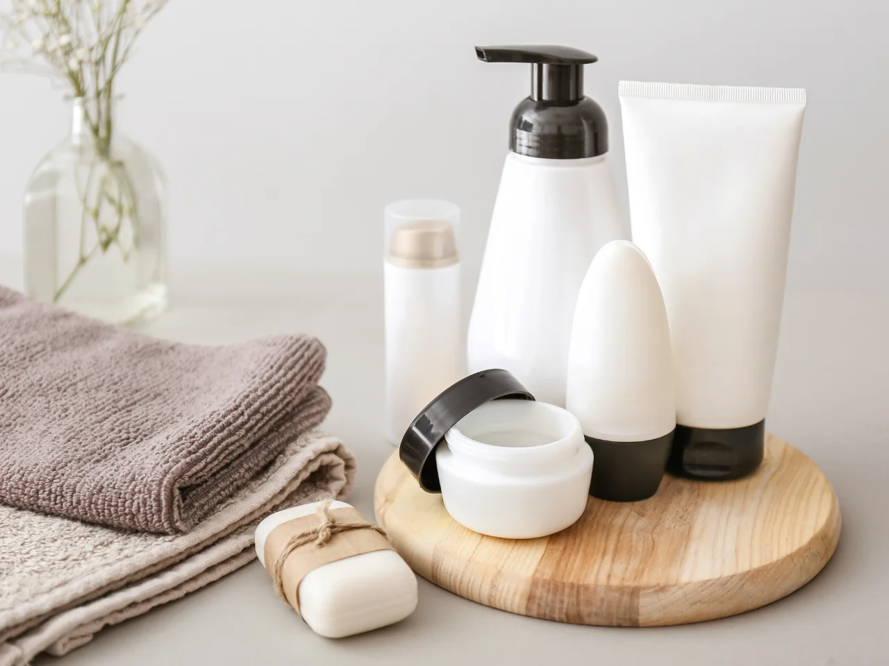 Assortment of cosmetic and personal care products for sale in Canada.