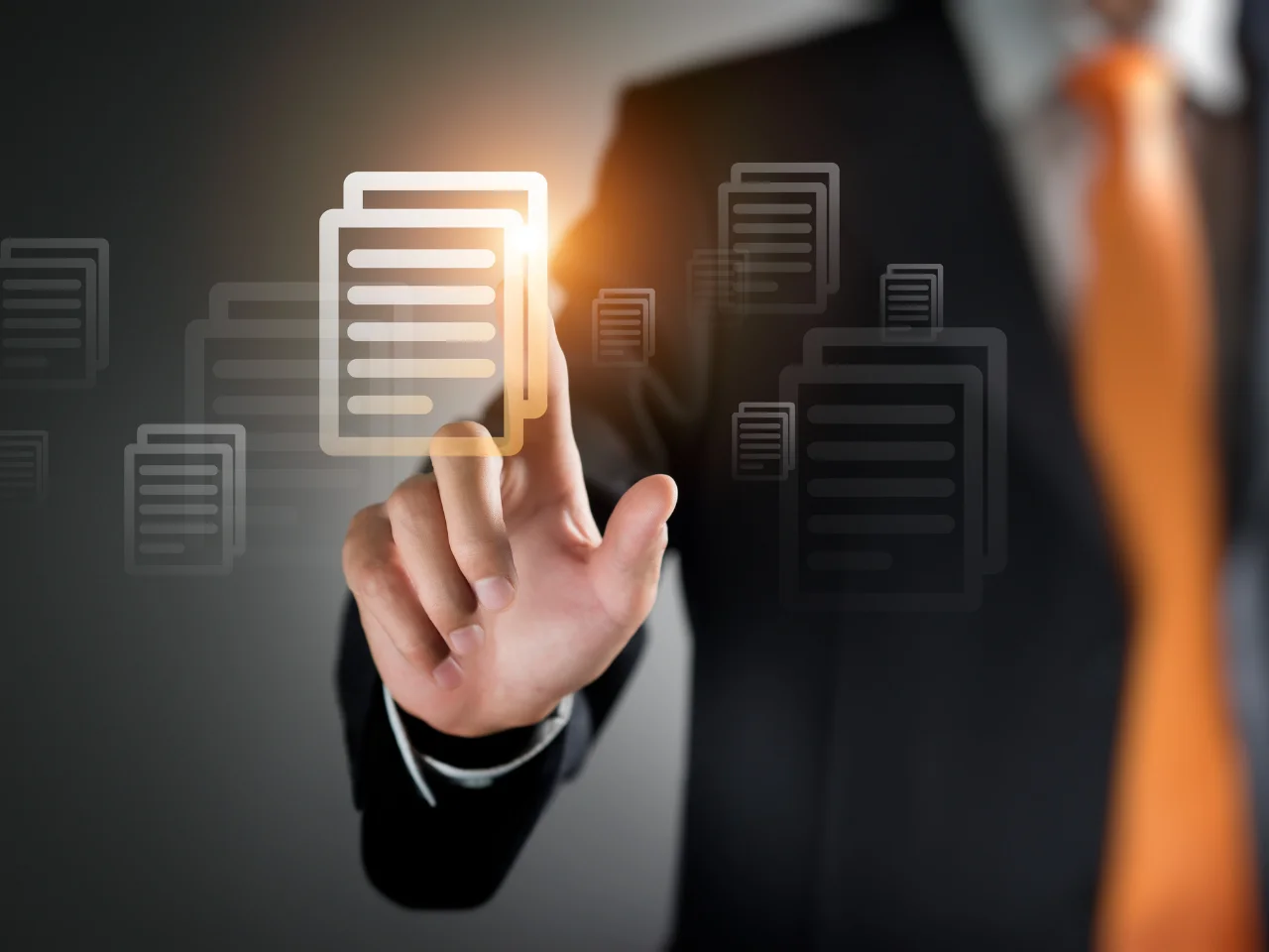 Employer reviewing documents through an online LMIA application system.