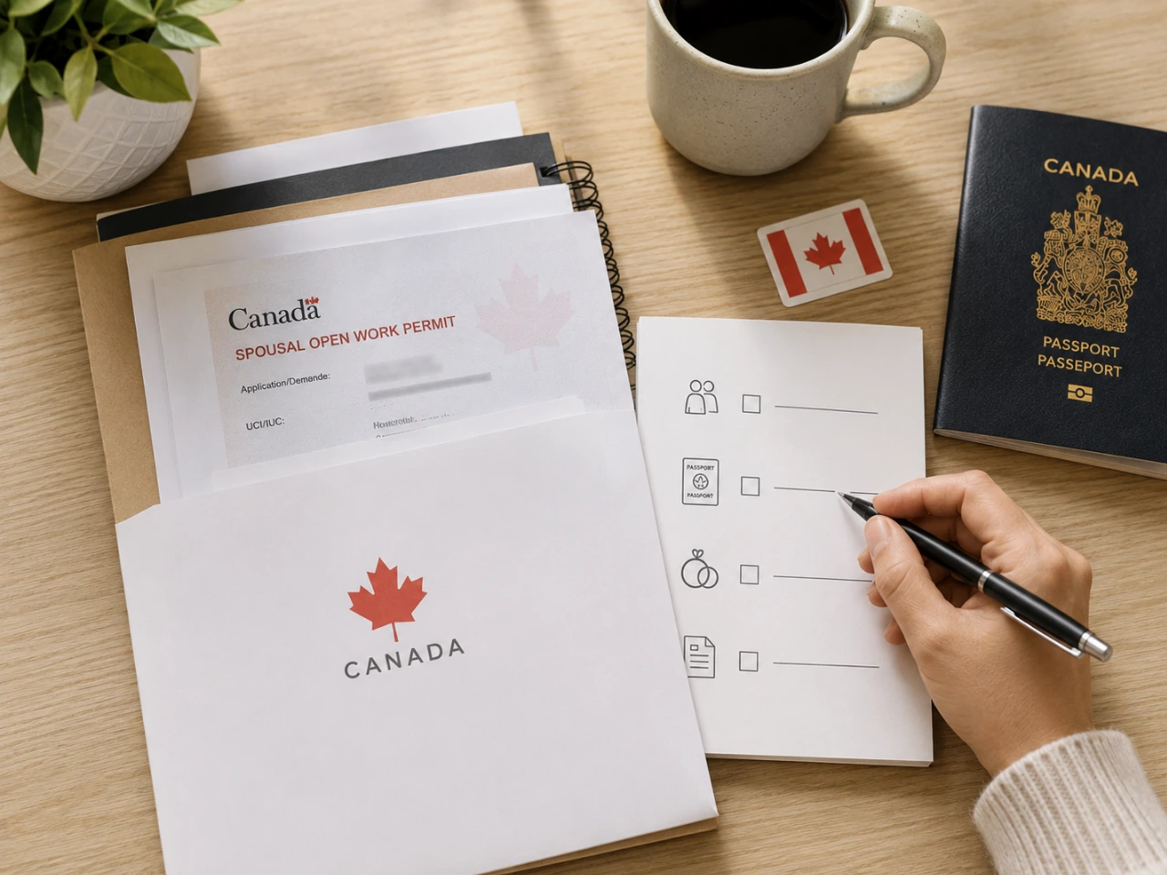 Reviewing eligibility requirements for a Canada Spousal Open Work Permit application.