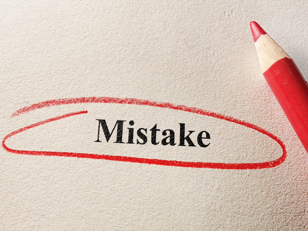 Highlighted mistake representing common document errors in SOWP applications.