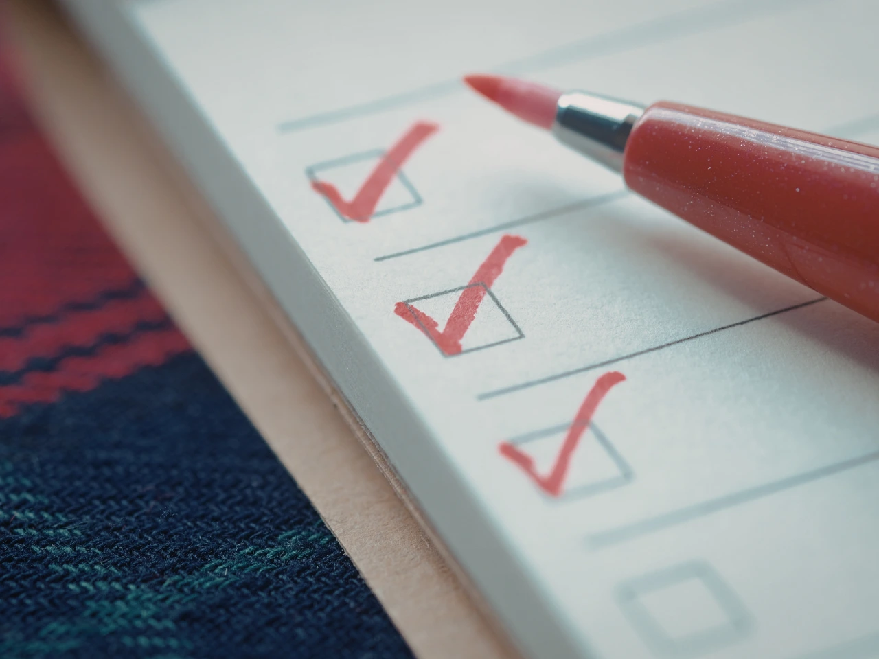 Checklist showing required documents for a complete SOWP application.