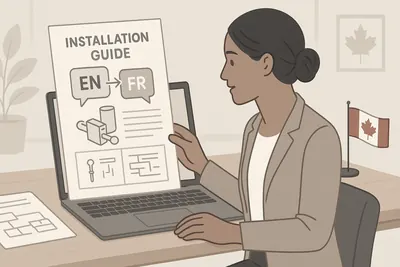 Technical Translations for a Product Installation Guide in Canadian French